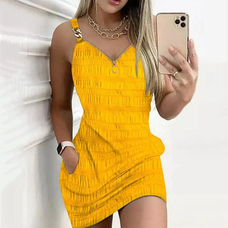 Vestido Precioso Eclipse en Rosa Choque – Marbella