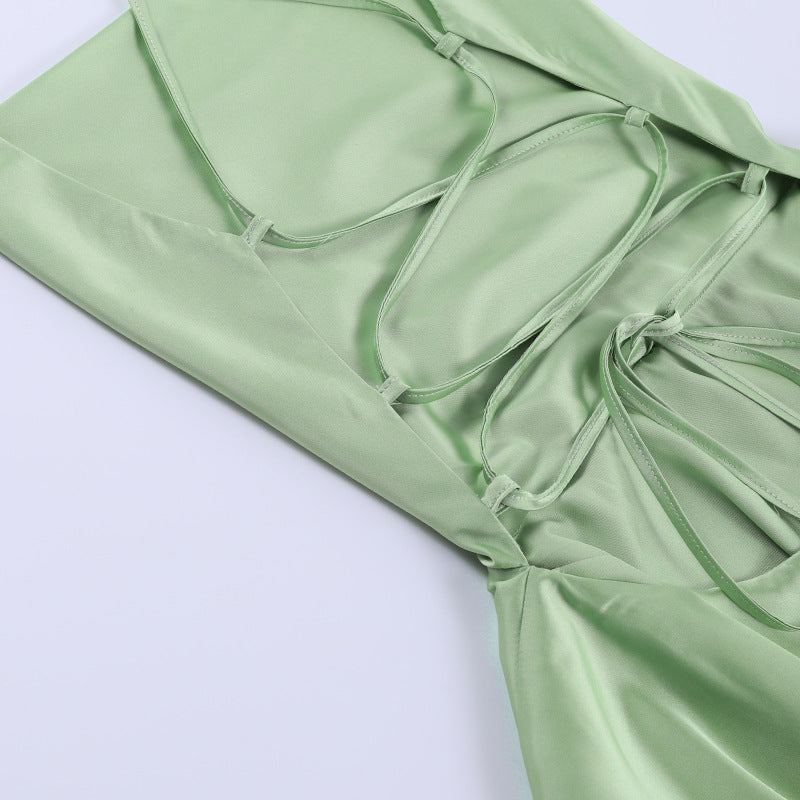 Vestido Etéreo Océano en Verde – Marbella