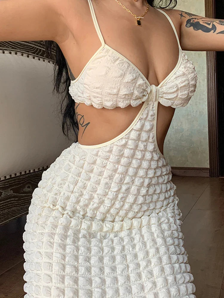 Vestido Etéreo Milagro en Damasco – Marbella