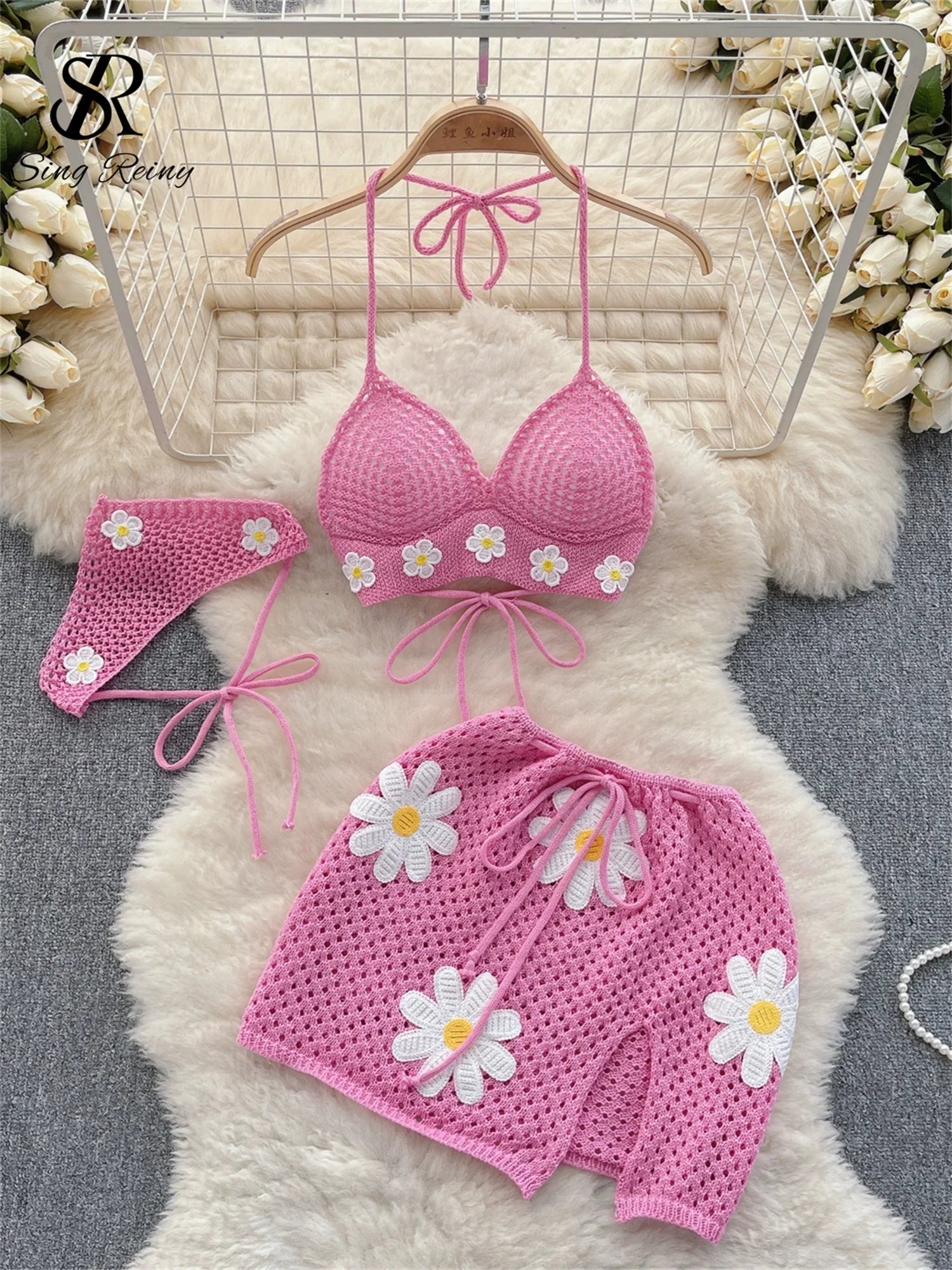 Conjunto Exquisito Jardín en Rosa – Marbella