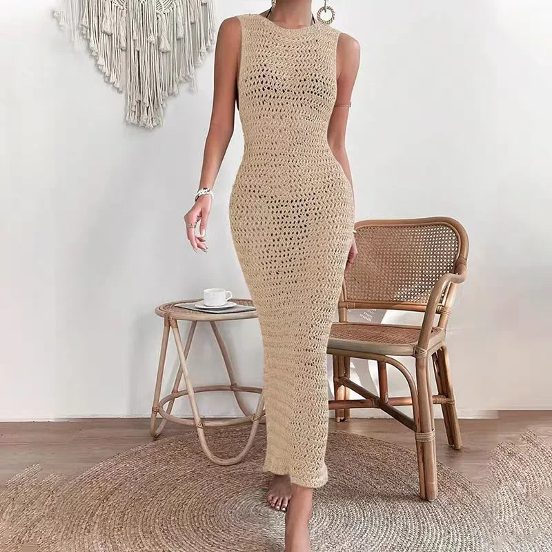 Vestido Exquisito Destello en Nude – Marbella