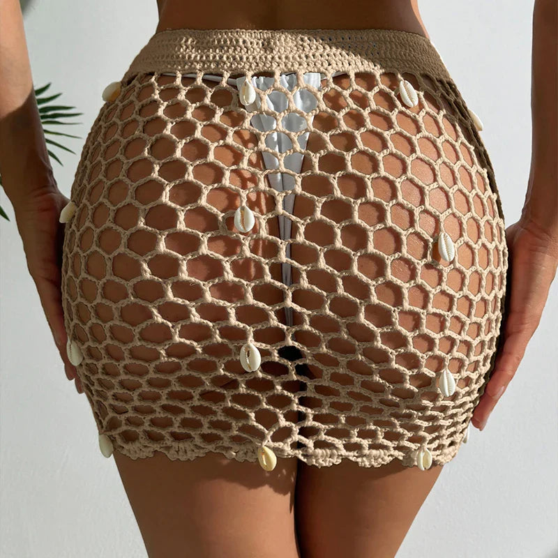 Falda Armonioso Paraíso en Blanco – Marbella