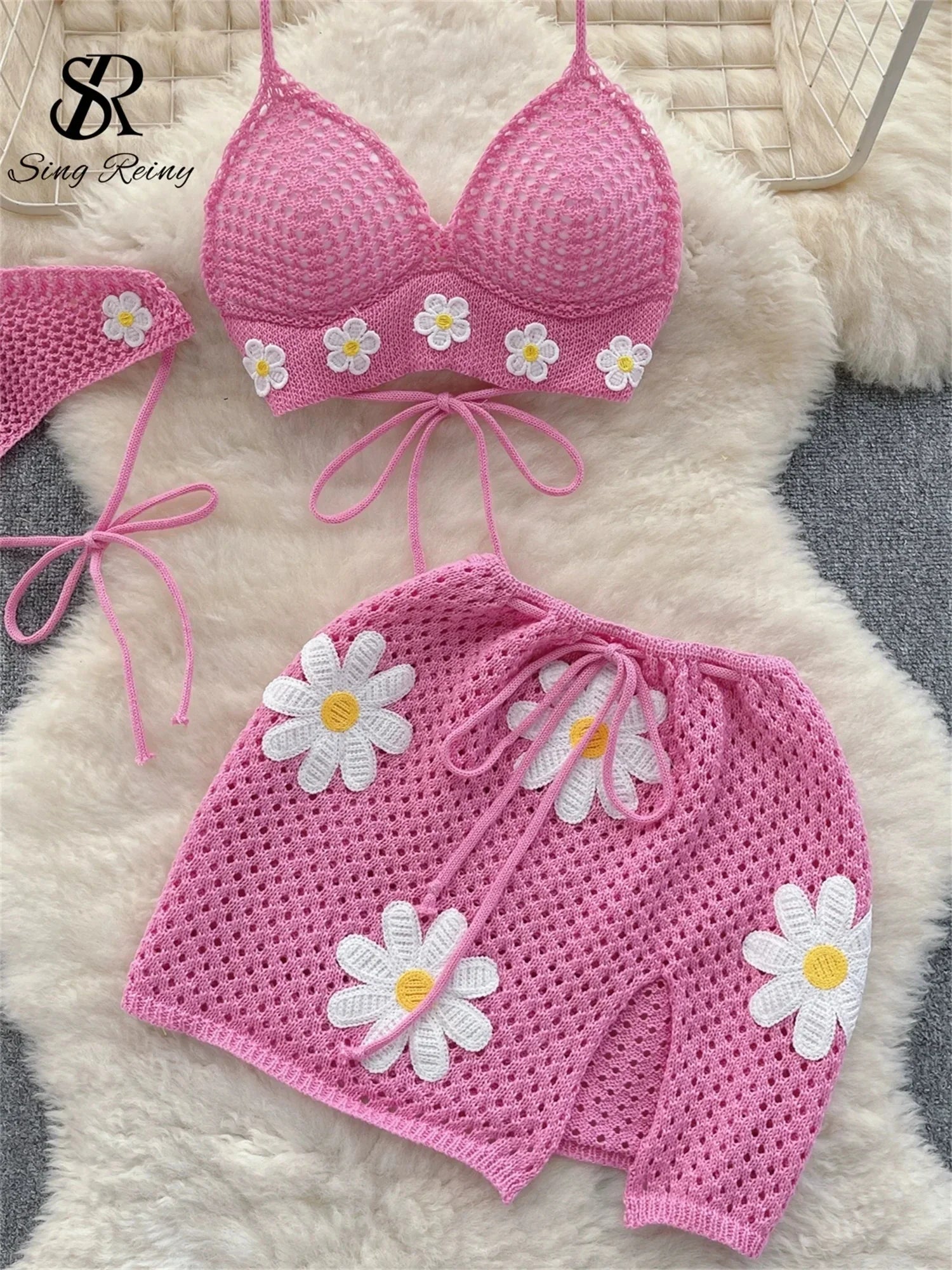 Conjunto Exquisito Jardín en Rosa – Marbella