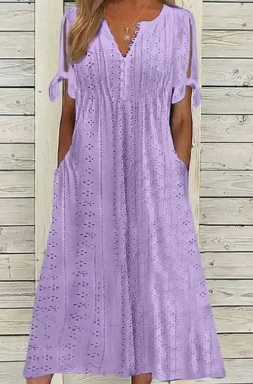 Vestido Luminoso Encanto en Blanco – Marbella