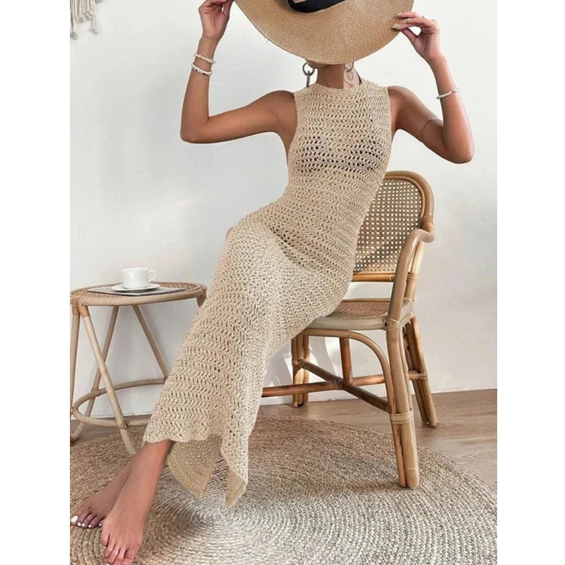 Vestido Exquisito Destello en Nude – Marbella