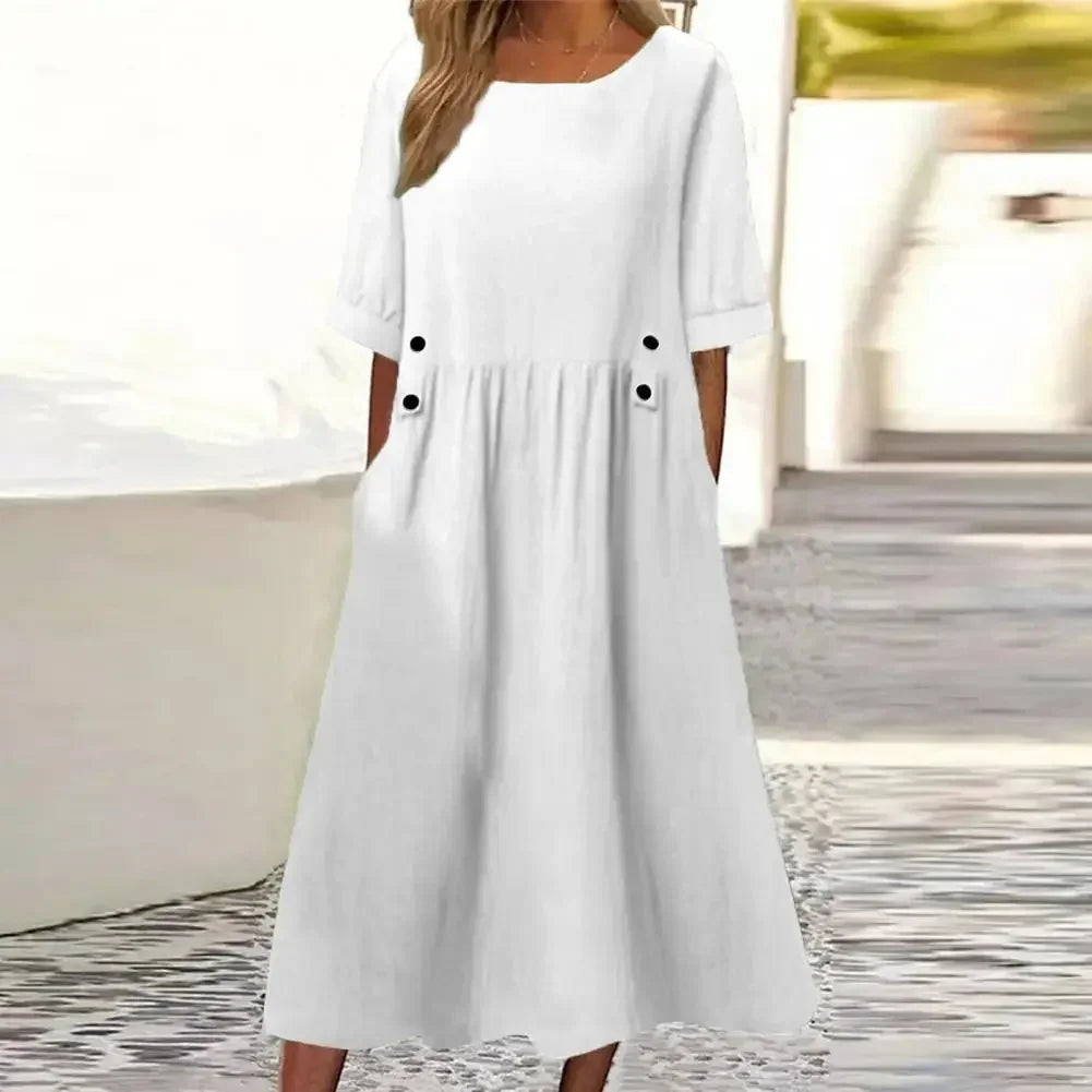 Vestido Armonioso Destello en Verde – Marbella