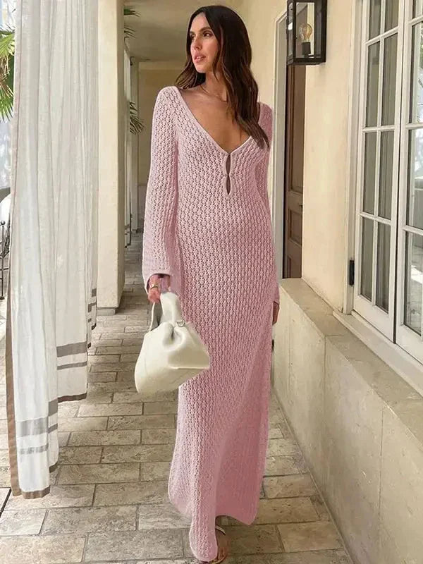 Vestido Sereno Poema en Casual - Marrom – Marbella