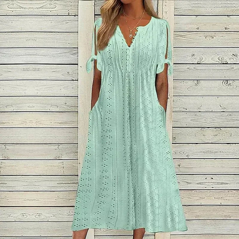 Vestido Encantador Paraíso en Negro – Marbella