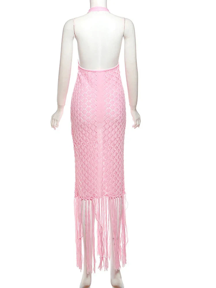 Vestido Sofisticado Océano en Branco – Marbella