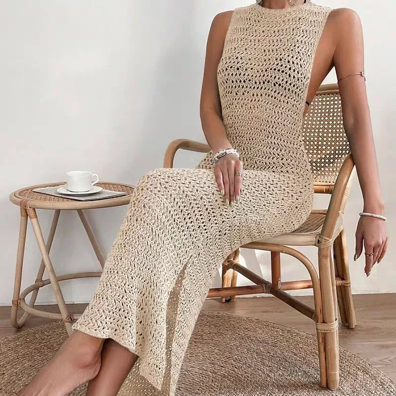 Vestido Exquisito Destello en Nude – Marbella