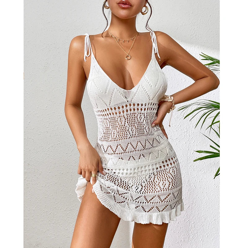 Vestido Suntuoso Tesoro en Cáqui – Marbella