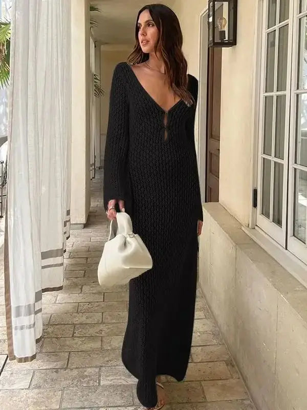 Vestido Sereno Poema en Casual - Marrom – Marbella