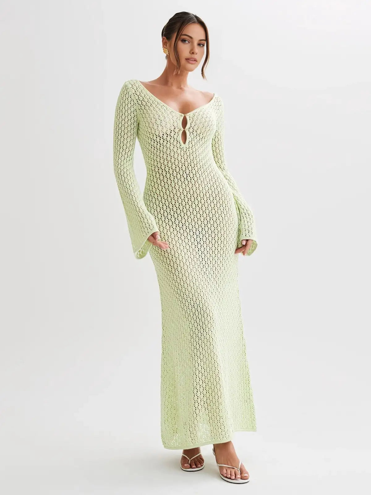 Vestido Sereno Poema en Casual - Marrom – Marbella