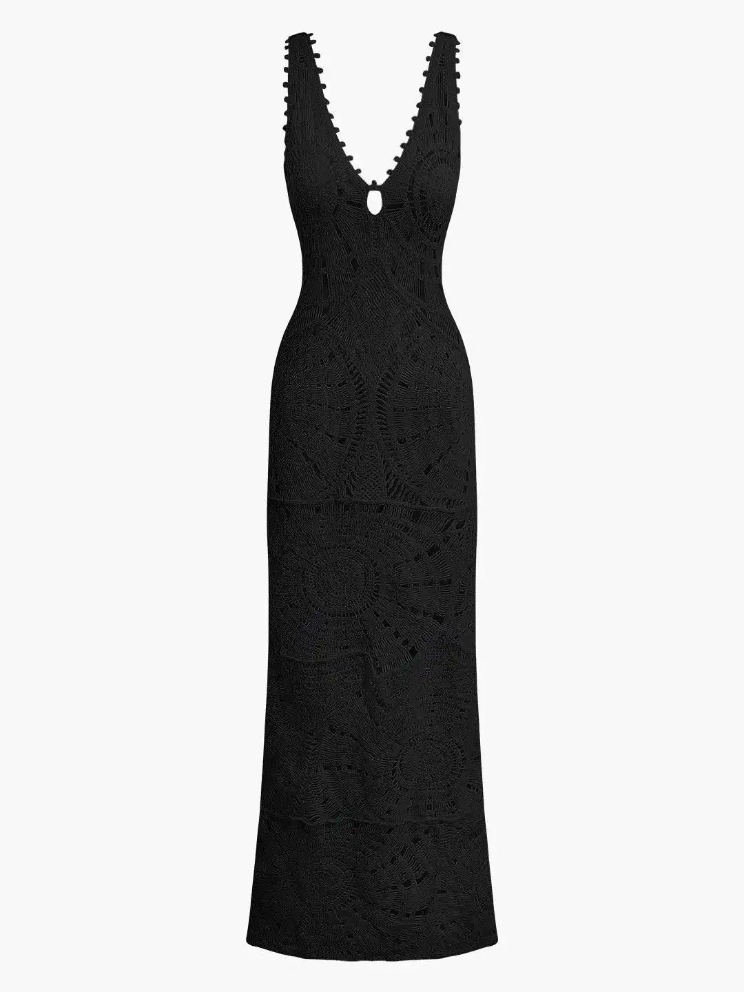 Vestido Dorado Misterio en Blanco – Marbella