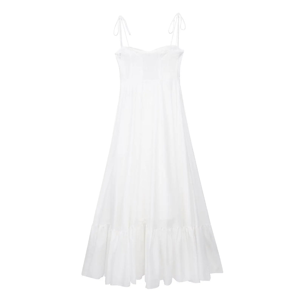 Vestido Precioso Reflejo en Blanco – Marbella