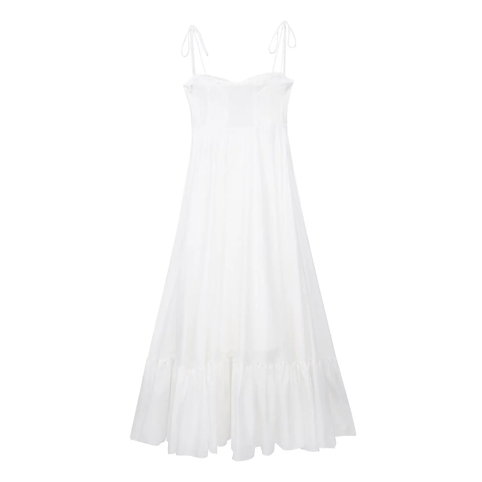 Vestido Precioso Reflejo en Blanco – Marbella