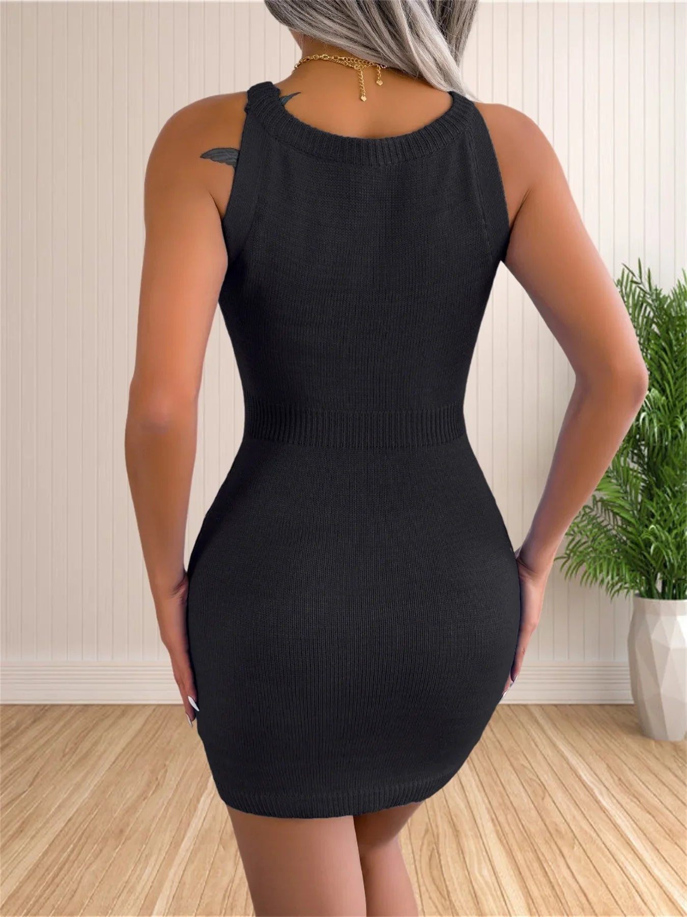 Vestido Apasionado Horizonte en Cáqui – Marbella