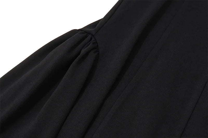 Vestido Místico Océano en negro – Marbella