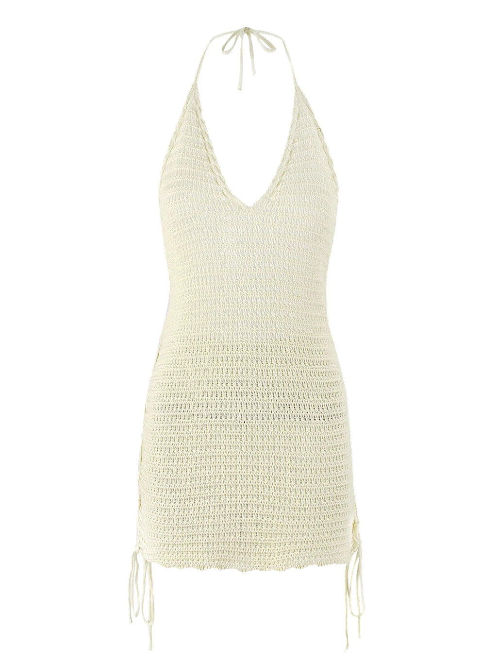 Vestido Sofisticado Atardecer en Beige – Marbella