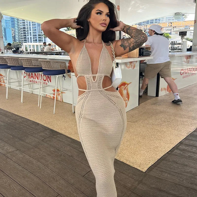 Vestido Vibrante Milagro en Blanco – Marbella