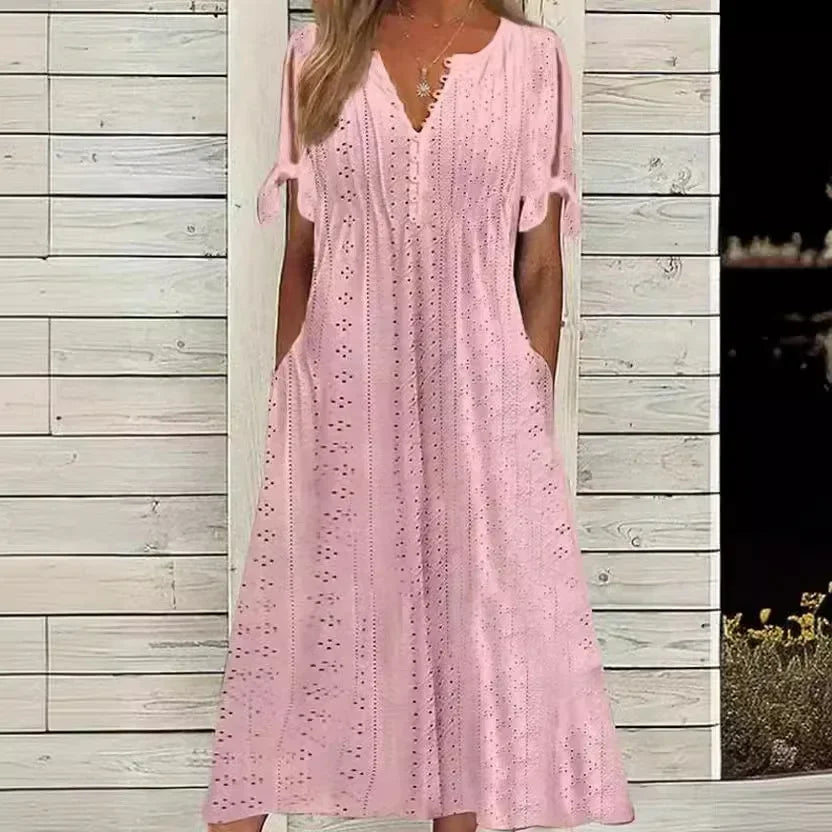 Vestido Luminoso Encanto en Blanco – Marbella
