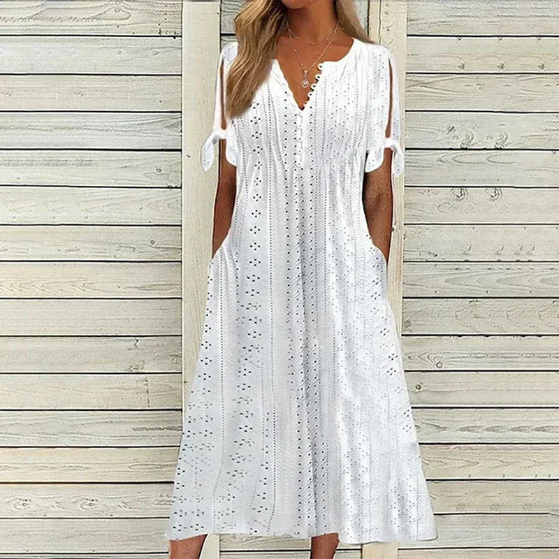Vestido Encantador Paraíso en Negro – Marbella