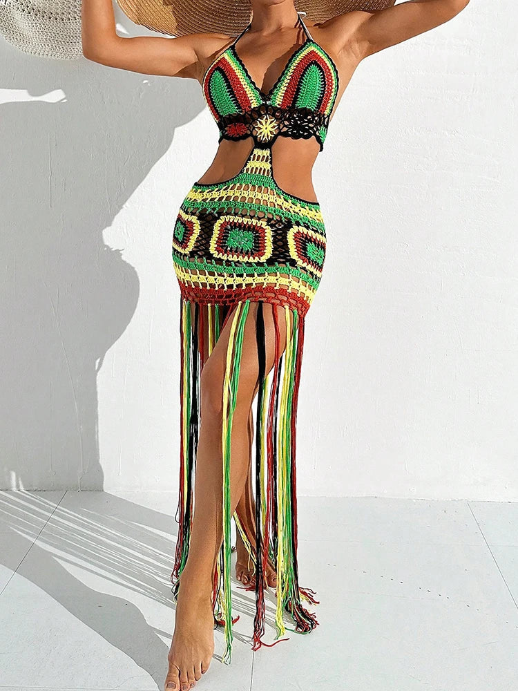 Vestido Sofisticado Universo en Blanco – Marbella
