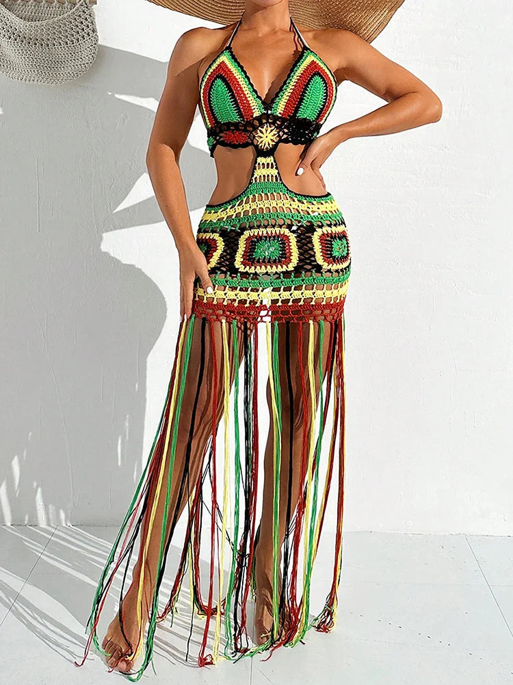 Vestido Sofisticado Universo en Blanco – Marbella