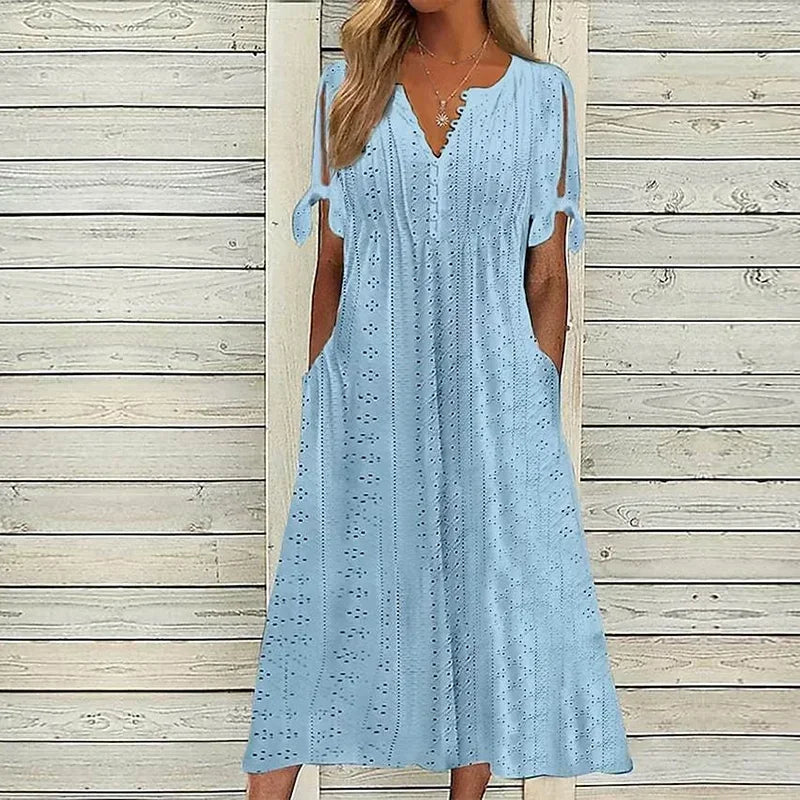 Vestido Encantador Paraíso en Negro – Marbella