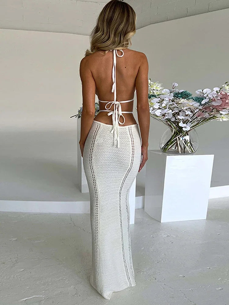 Vestido Vibrante Milagro en Blanco – Marbella