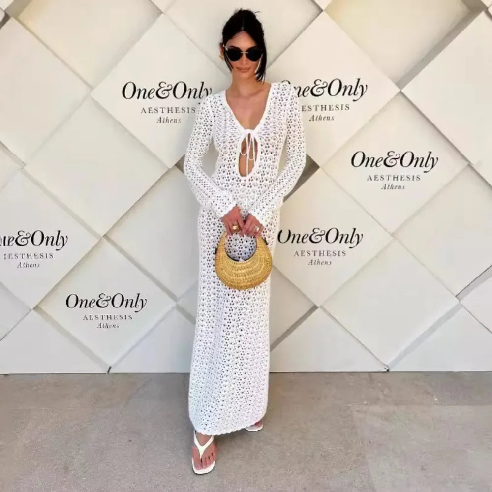 Vestido Celestial Ocaso en Blanco – Marbella