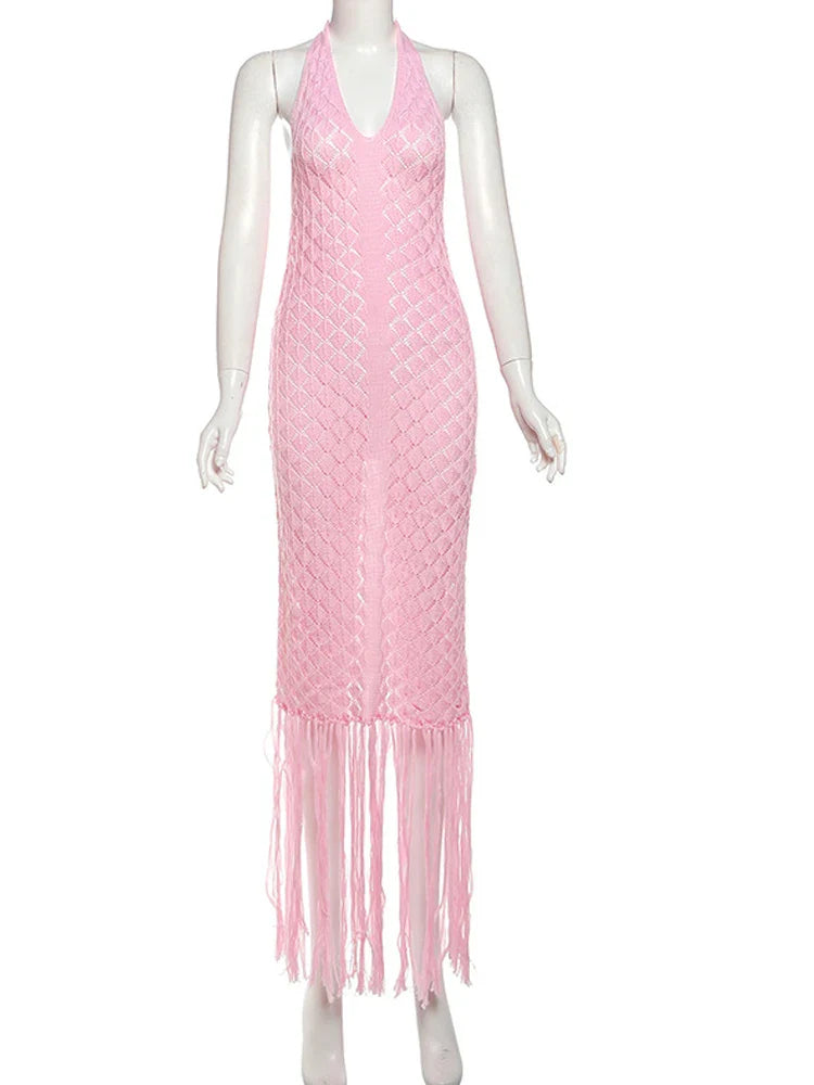 Vestido Sofisticado Océano en Branco – Marbella
