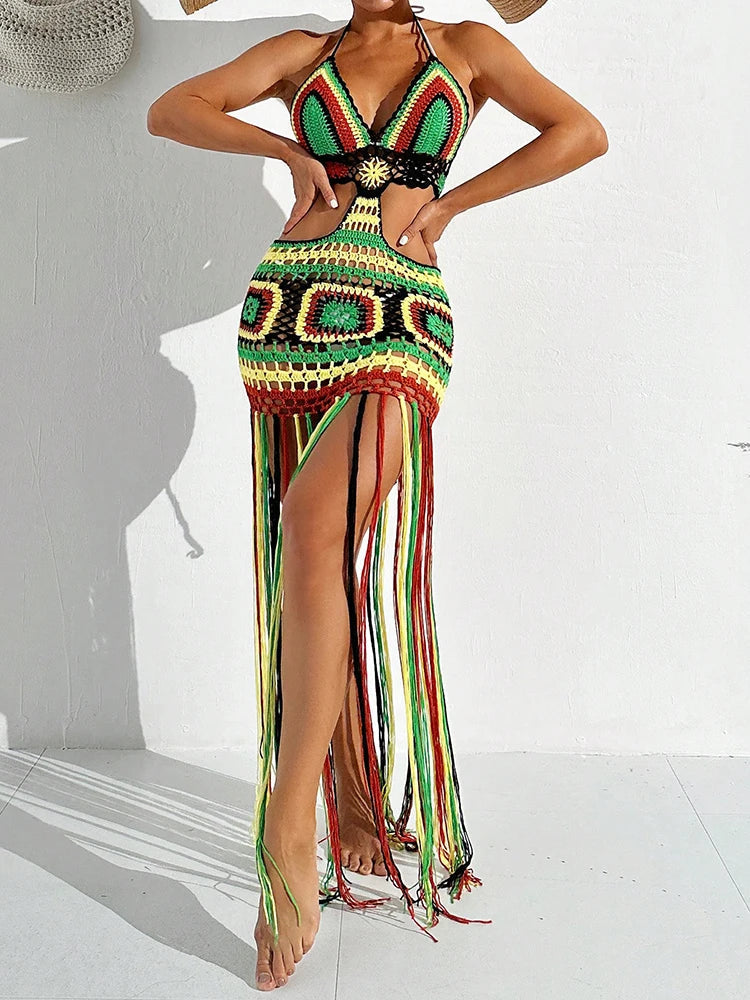 Vestido Sofisticado Universo en Blanco – Marbella