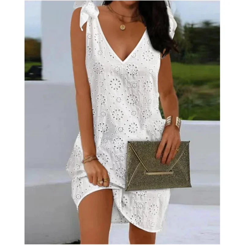 Vestido Delicado Sueño en Blanco – Marbella