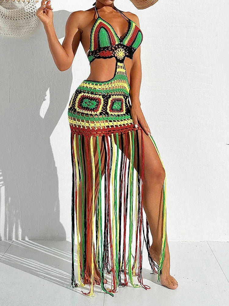 Vestido Sofisticado Universo en Blanco – Marbella