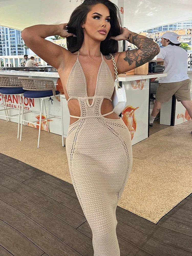 Vestido Vibrante Milagro en Blanco – Marbella