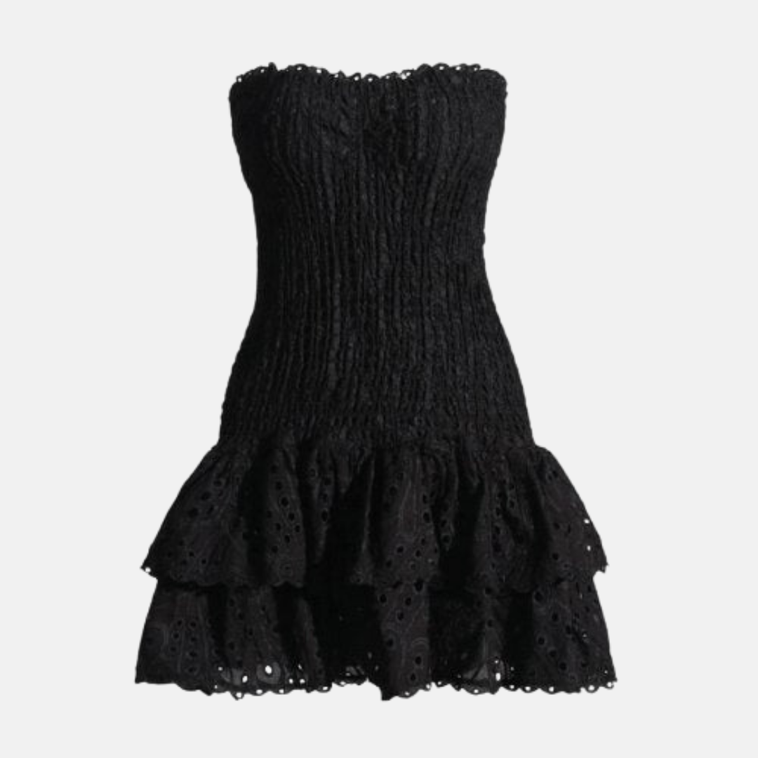 Vestido Exquisito Cielo en Negro – Marbella