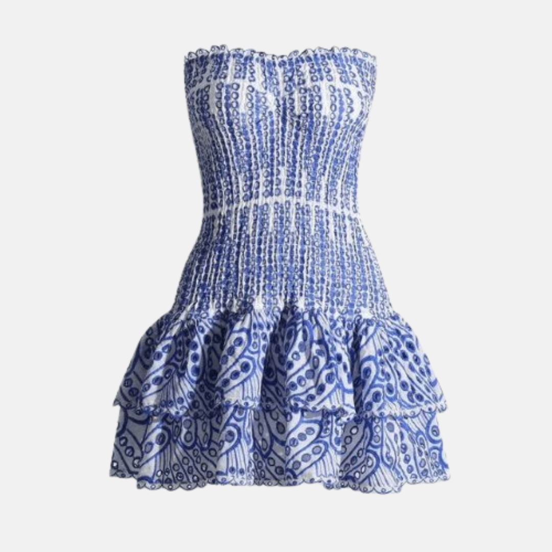 Vestido Secreto Misterio en Azul – Marbella