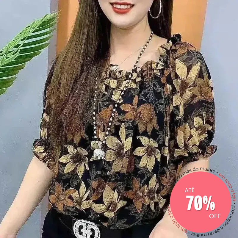 Blusa Celestial Susurro en Negro – Marbella