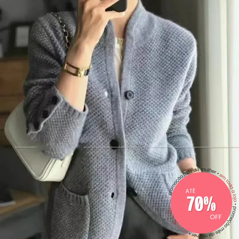 Cardigan Sofisticado Poema en Blanco – Marbella