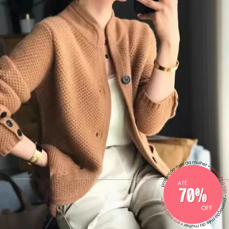 Cardigan Sofisticado Poema en Blanco – Marbella
