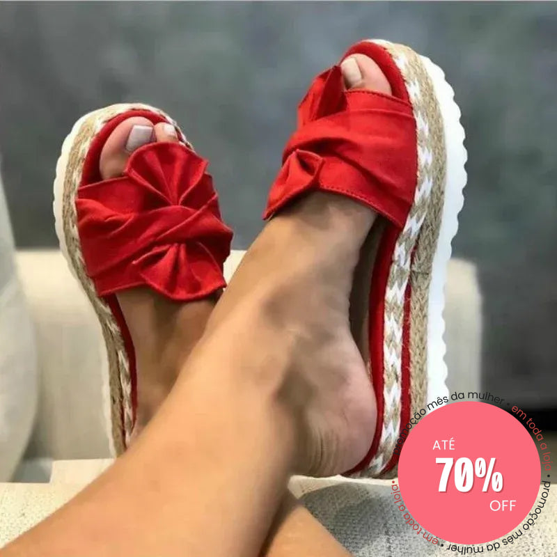 Chinelo Divino Poema en Azul Marinho – Marbella