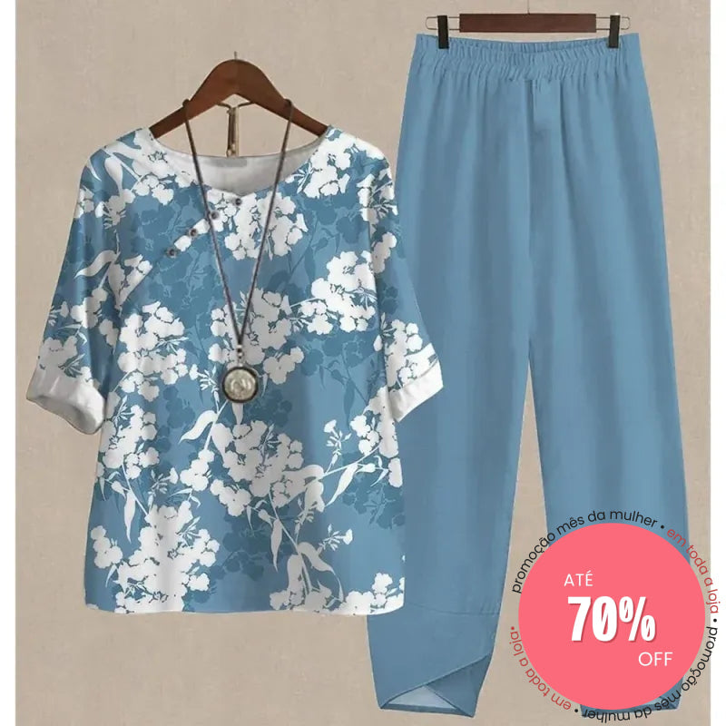Conjunto Suntuoso Susurro en Azul – Marbella
