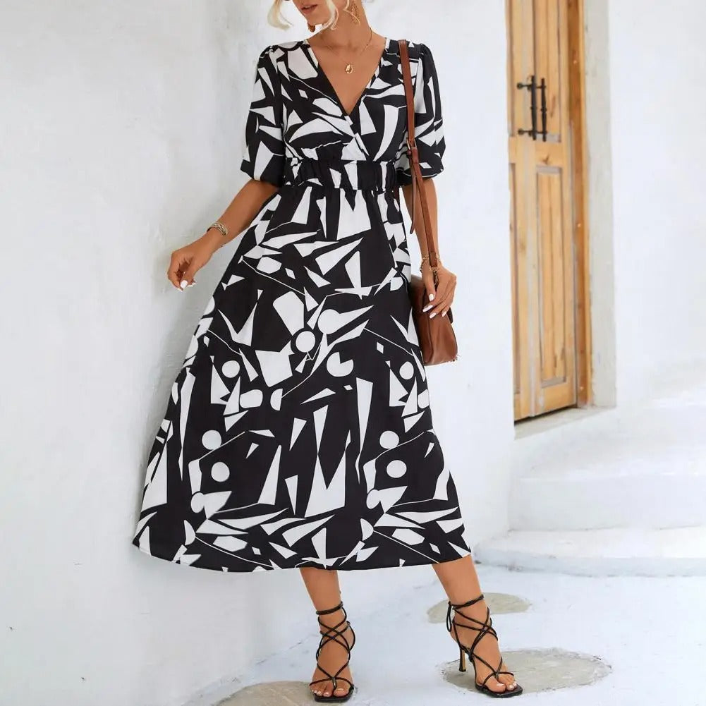 Vestido Apasionado Cielo en Blanco – Marbella