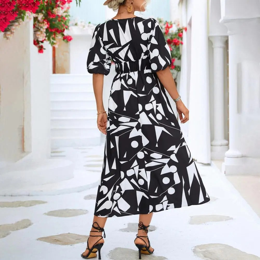 Vestido Apasionado Cielo en Blanco – Marbella