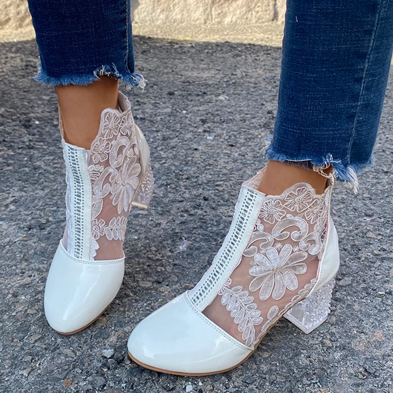 Bota Etéreo Milagro en Blanco – Marbella