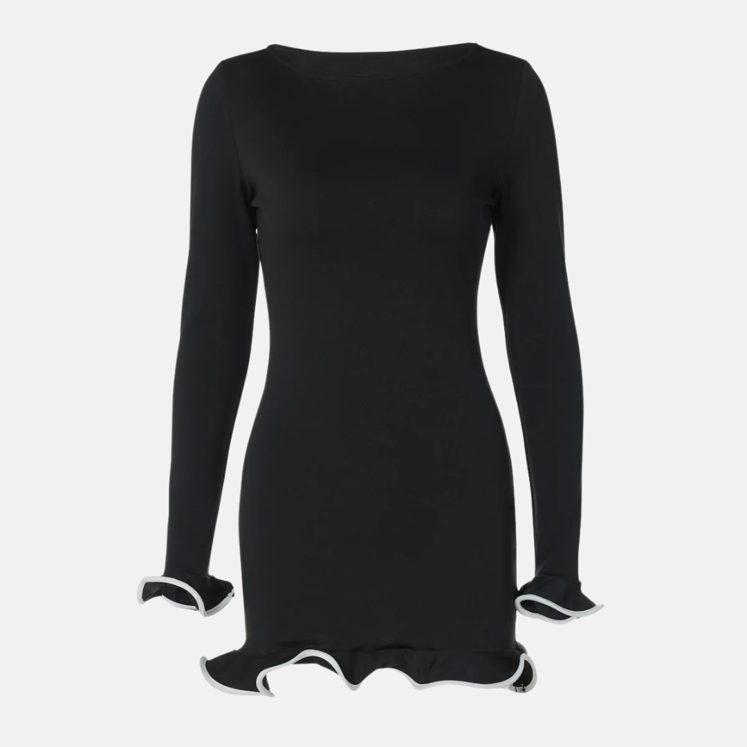 Vestido mini classic Encantador Atardecer en Negro – Marbella