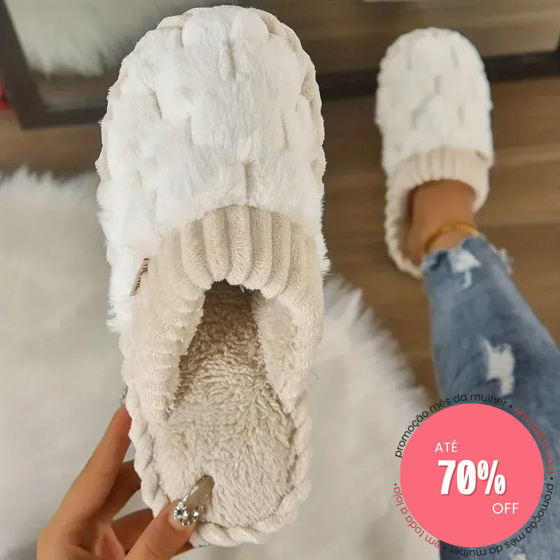 Pantufa Precioso Tesoro en Blanco – Marbella
