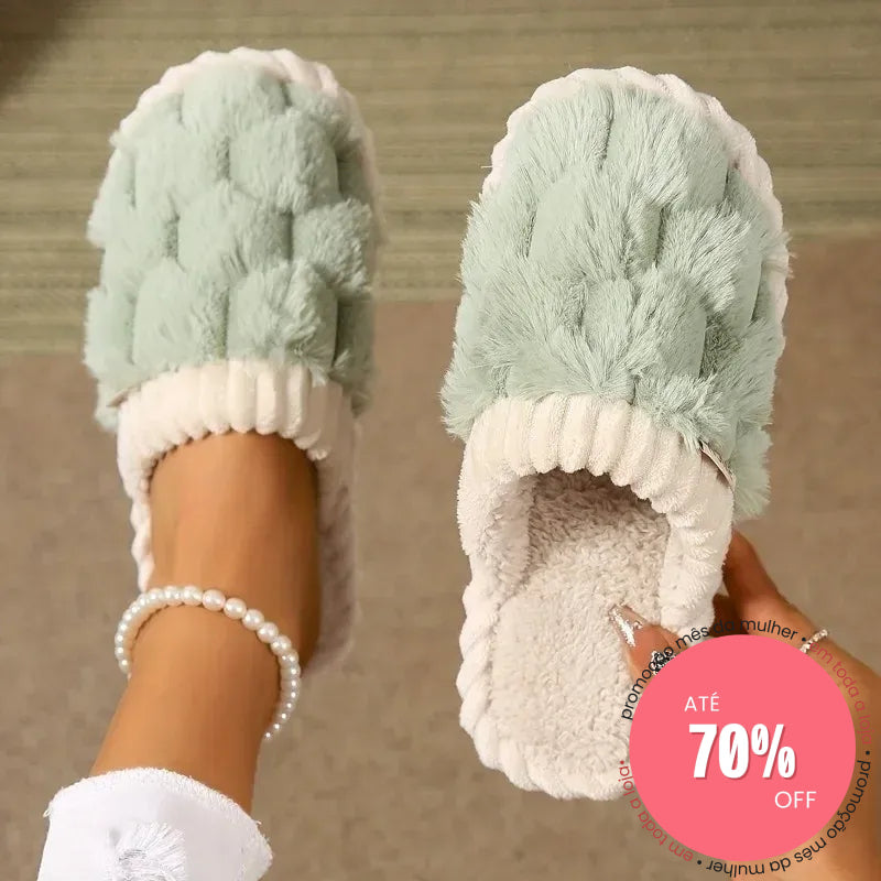Pantufa Precioso Tesoro en Blanco – Marbella