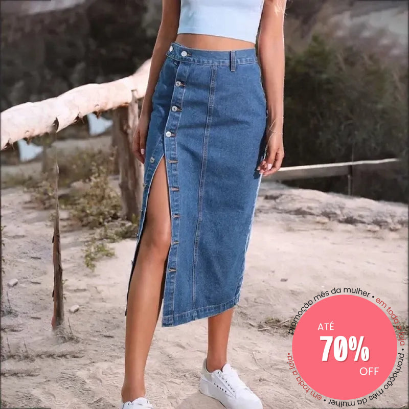 Falda Estelar Cielo en Azul – Marbella